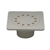 Zurn FD-2380-ABS<br> ABS 6x6 Bell Trap Drain