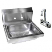 CHG FS20-101405H1 Encore Hand Sink Kit Wall Mnt 20 GA. 304 SS