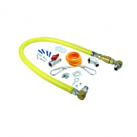 T&amp;S BRASS HG-4F-48SK GAS HOSE W/ QUICK-DISCONNECT 1-1/4&quot; NPT