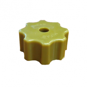 HY-9001 MIFAB<br> Brown Plastic Wheel Handle