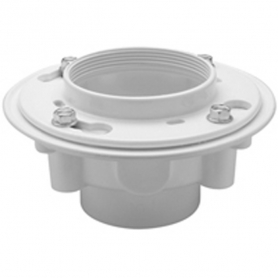 Zurn JP2280-PV4<br>PVC  Drain Adaptor w Clamping Collar 4in Hub