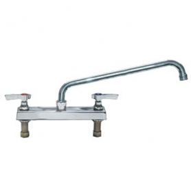 CHG K11-8014 Topline Deck Faucet 8&quot;Centers 14&quot;Horiz Swivel Spo