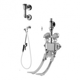 CHG WALL MOUNT BEDPAN WASHER W/STOPS,