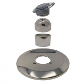 Replacement Valley Single Lever Shower Trim Kit Brushed Nickel