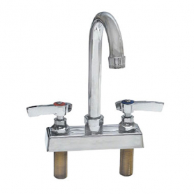 CHG 2 Hdl Deck Mount Faucet 3.5in Gneck