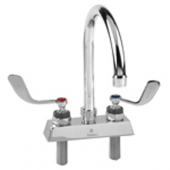 CHG KL41-4000-RE4 Deck Mnt Faucet 4" Cent 3.5" Rigid Gooseneck