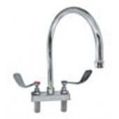 CHG KL41-4001-SE4 Deck Mnt Faucet 4"Cnt 8.5"Swing Gooseneck