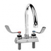 CHG KL41-4002-SE4 Deck Mount Faucet 4"Center 6"Swing Gooseneck