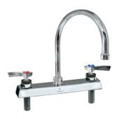 CHG KL41-8101-SE1 Deck Mount Faucet 8&quot; Centers 8.5&quot; Swing
