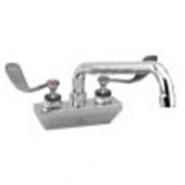 CHG KL45-4010-SE4 Wall Mount Faucet 4&quot; Centers 10&quot; Swing Spout