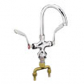 CHG KL51-9002-SE4 Double Pantry Faucet 1/2&quot; Inlet 6&quot; Swing