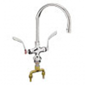 CHG KL51-9101-SE4 Double Pantry Faucet 1/2&quot; Inlet 8.5&quot; Swing