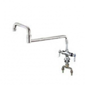 CHG KL52-9018-SP2 Dble Pantry Faucet 1/2&quot; Inlet 18&quot; Dble Spout