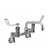 CHG KL54-1006-SE4 Wall Mount Faucet Flushing Rim 8" Centers