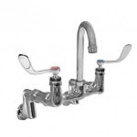 CHG Wl Mnt Fct, Flushing Rim, 8IN Ctrs, CP, Crmc Vlvs, 6IN Rgd Gsnk Spt, 4IN Wrist Blade Hdls, Low Ld