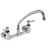 CHG KL54-8009-SE1 Wall Mount Faucet 8&quot; Centers 9&quot; Swing Arched