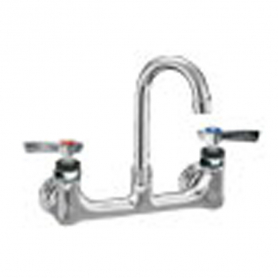 CHG Wl Mnt Fct, 8IN Ctrs, CP, 3.5IN Swng Gsnk Spt, Crmc Vlvs, 2.2 gpm Aerator, Lever Hdls, Low Ld