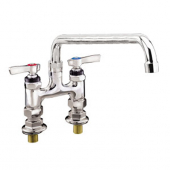 CHG Elevated Deck Mount Faucet 4" Ctrs 14" Swing Spout