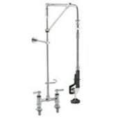 CHG KL66-5526-12 Std Pre-Rinse Deck Mount 6&quot; Adj Centers