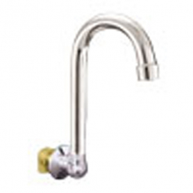 CHG Wl Mnt Base, Sgl, 1/2IN Inlet, CP, 8IN Rgd Gsnk Spt, 2.2 gpm Aerator, Low Ld