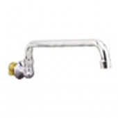 CHG KL72-9014 Wall Mount Base Single 1/2&quot; Inlet 14&quot; Spout