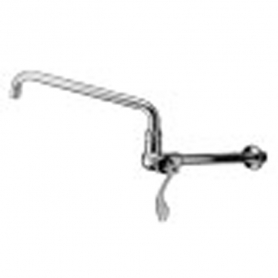 CHG Wok Range Fct, Sgl Wl Mnt, CP, Cmprsn Vlv, 10IN Hrzntl Swng Tblr Spout, 2.2 gpm Aerator, 4IN Wrist Blade Hdl, Low Ld