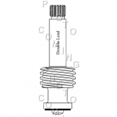 Sterling* Replacement Stem Double Lead -LH Cold<BR>Rare