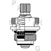 Sayco* Replacement Stem Assembly RH -RH Hot Or Cold