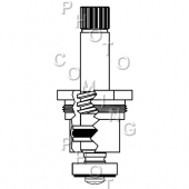 Michigan Brass* Replacement Stem Ass&apos;y -H or C<BR>Rare