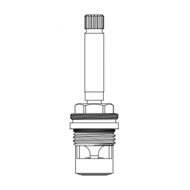 Phylrich* Replacement Ceramic Disc Cartridge -Hot Chrome Plated