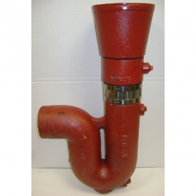 MI-952-F-1 MIFAB 2 inch No-Hub Deep Seal Trap with Funnel