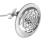 MI-GRILL-8-49 MIFAB<br> Chrome Plated Air Inlet 8 inch Pipe
