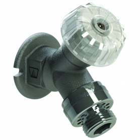 WOODFORD 24CP-PC 24 WALL FAUCET 1/2MIP X 1/2C, POLISHED CHROME