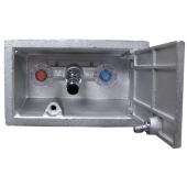 WOODFORD B22CC-MH-C CHROME 22CC FREEZELESS HOT &amp; COLD BOX FAUCET