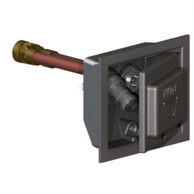 WOODFORD B67C-14-PB BOX HYDRANT 1/2C-3/4C 14 IN, POLISHED BRASS