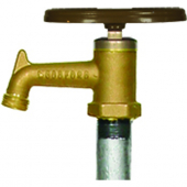 WOODFORD Y30BR-5-TK MODEL Y30 LAWN HYDRANT -BRASS 5 FT, TEE KEYE