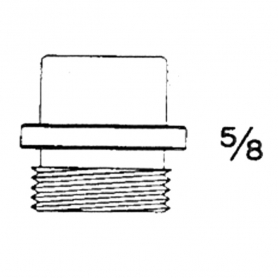 Indiana Brass* Replacement Seat<BR>1/2 - 27T x 13/32&quot;