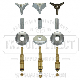 Replacement American Standard* Colony* Short Rebuild Kit -3 Valv