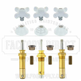 Replacement American Standard* Renu*  3 Valve Tub &amp; Shower Rebui