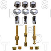 Replacement American Brass* 2 Valve Tub &amp; Shower Rebuild Kit