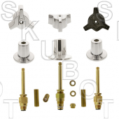 Replacement Central Brass* 3 Valve Tub &amp; Shower Rebuild Kit