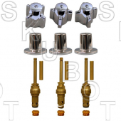 Central Brass* 3 Valve Tub &amp; Shower Rebuild Kit