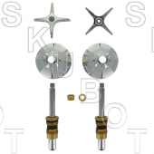 Crane-Repcal* Cross Handle 2 Valve Tub &amp; Shower Rebuild Kit