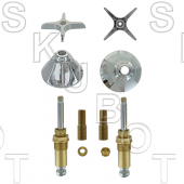 Crane-Repcal* Cross Handle 2 Valve Tub &amp; Shower Rebuild Kit