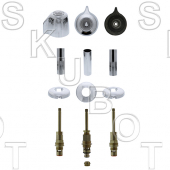 Gerber* 3 Valve Tub &amp; Shower Rebuild Kit