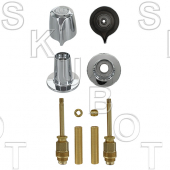 Gerber* New Style 2 Valve Rebuild Kit w/ One Piece Escutchns