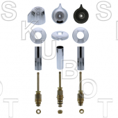 Gerber* 3 Valve Tub &amp; Shower Rebuild Kit