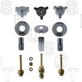 Indiana Brass* 3 Valve Rebuild Kit W/ 1663D Diverter