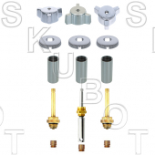 Replacement Indiana Brass* 3 Valve Rebuild Kit W/ 1660D Diverter