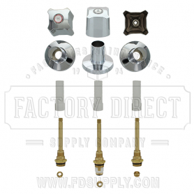 Replacement Kohler* Trend* Rebuild Kit 3 Valve W/ NS Diverter St